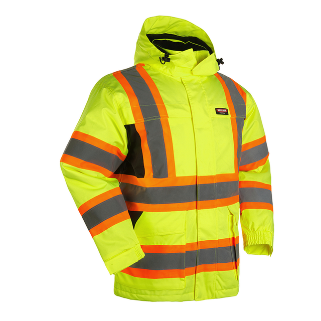 Men's Hivis Parka with Reflective Tape